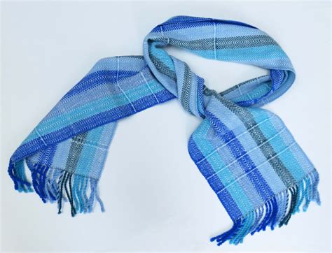 Blue Winter Scarf Wool Scarf Handmade Keeping Warm Gift For Etsy Uk