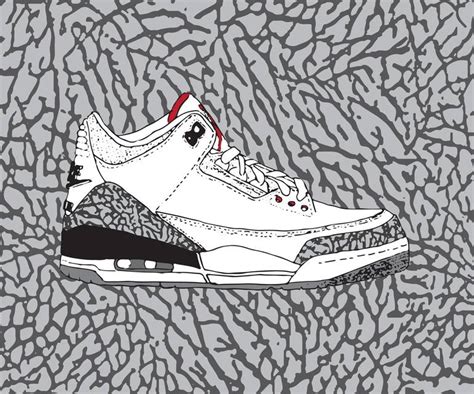 Jordan 3 Drawing