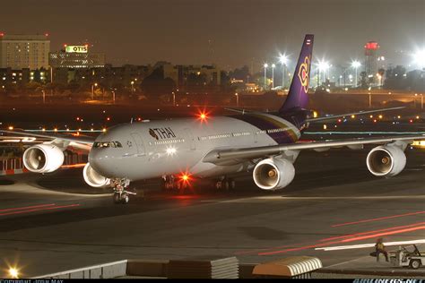 Airbus A340 541 Thai Airways International Aviation Photo 1229390