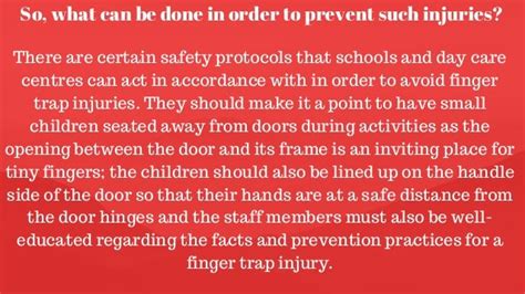 Finger Trap Accidents Risks And Prevention