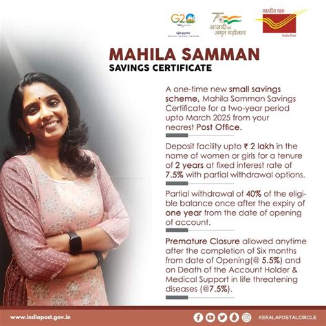 Mahila Samman Savings Certificate