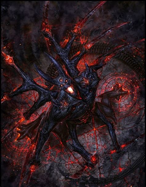 Seres Oscuros Dark Beings Monster Concept Art Fantasy Monster