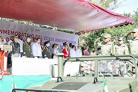 Preside Evelyn Desfile Por 213 Aniversario Del Inicio De La