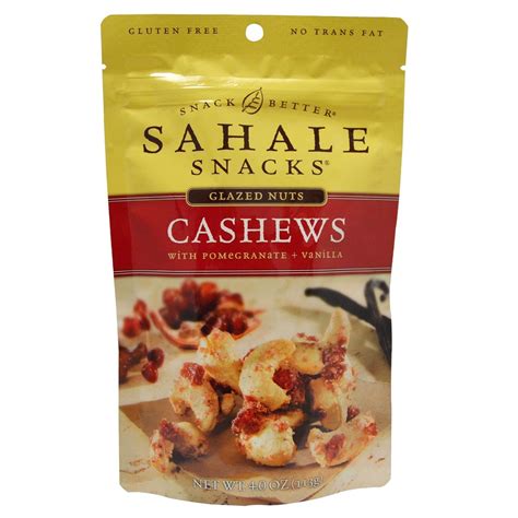 Amazon Sahale Snacks Cashews With Pomegranate Vanilla 4 0 Oz