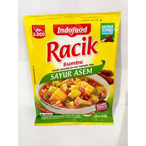 Jual Bumbu Racik Indofood Sayur Asem G Shopee Indonesia