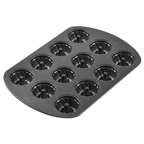 Wilton Cavity Non Stick Mini Fluted Tube Pan Mini Cake Pans