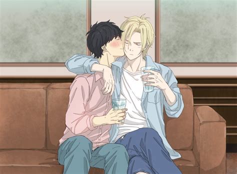 Banana Fish Ash X Eiji Dibujos Bonitos Dibujos Personajes De Anime