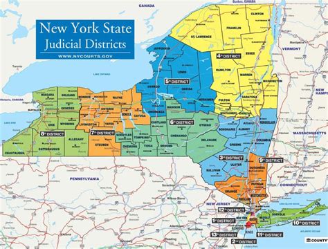 New York State Map By Counties - Table Rock Lake Map