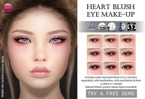 Heart Blush Eye Make Up Cupid Inc Izzies