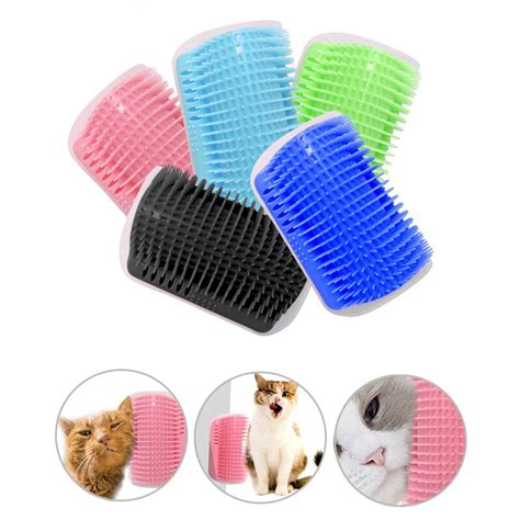 Cats Brush Corner Groomer Cat Massage Self Groomer Grandado