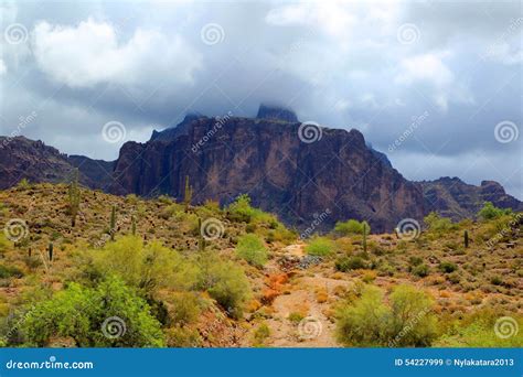 Superstition Mountains Stock Image Image Of Landmark 54227999