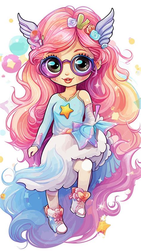 Premium Vector Chibi Girls Vector Illustration