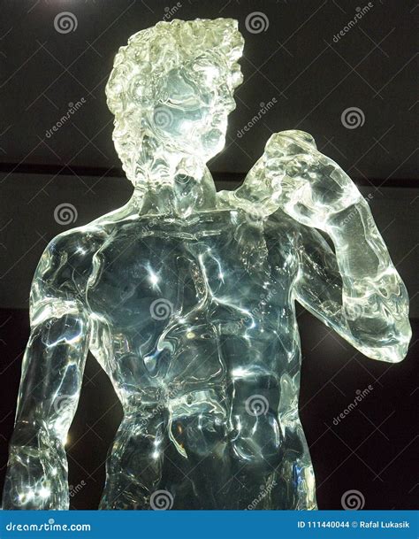 Glassy Sculpture Editorial Stock Image Image Of Europe 111440044