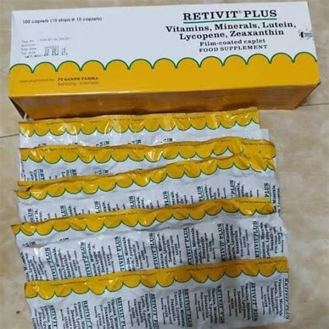 Jual KESEHATAN PRODUK RETIVIT PLUS PER BOX ISI 100 TABLET VITAMIN A