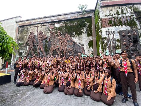 Kenang Sejarah Perjuangan 45 Pramuka SMA Hang Tuah 5 Sidoarjo Adakan