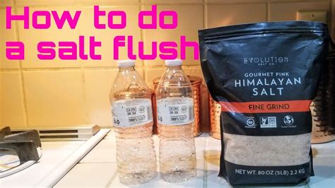 I M Using Himalayan Pink Salt To Do A Salt Flush Youtube