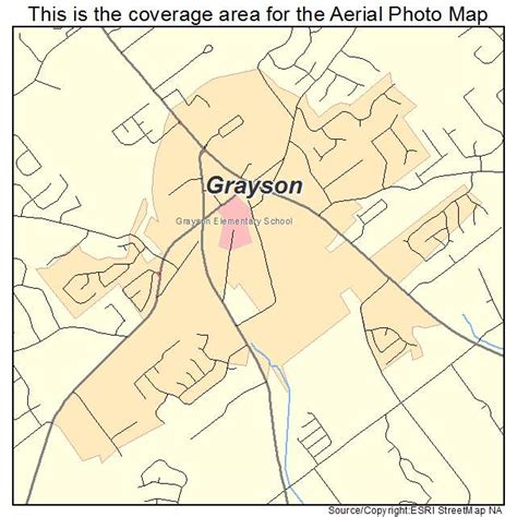 Aerial Photography Map of Grayson, GA Georgia