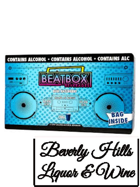 Beatbox Beverages Blue Razzberry Flavor