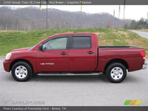 Red Brawn 2006 Nissan Titan Xe Crew Cab Graphitetitanium Interior Vehicle