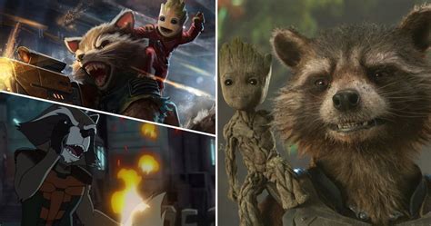 Guardians Of The Galaxy 25 Crazy Things About Rocket Raccoons Anatomy