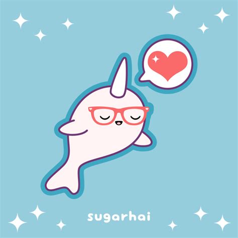 nerdy narwhal gif images gif | WiffleGif