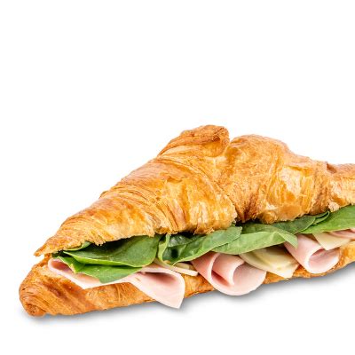 Plněný croissant se šunkou a sýrem CrossCafe cz