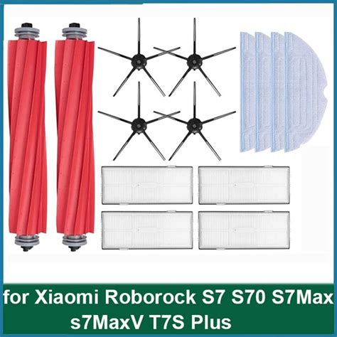 HEPA Filter Main Side Brush Mops Cloths For Roborock S7 S70 S7Max