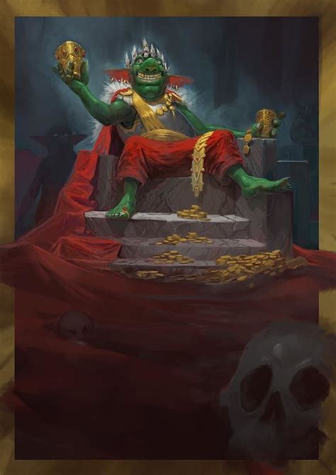 Simon Seene Art - Character Art for the Boardgame "Glory" Goblin King