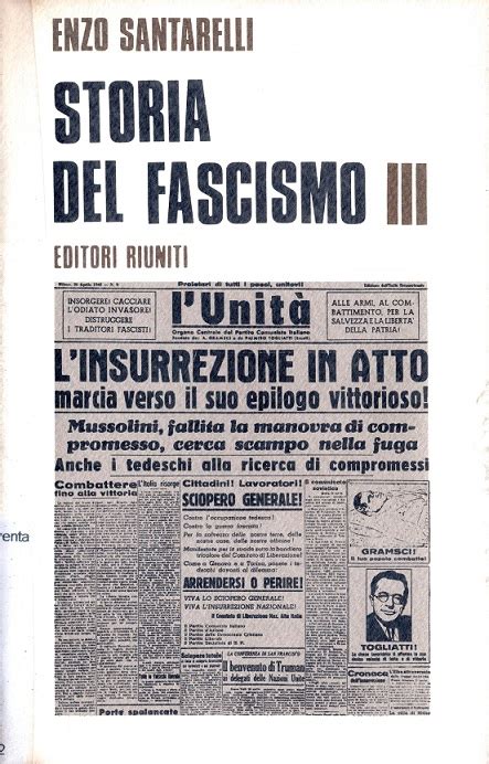 Enzo Santarelli Storia Del Fascismo Vol III La Guerra E La