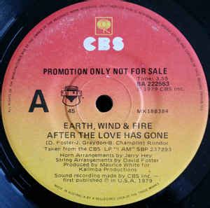 Earth Wind Fire After The Love Has Gone Vinyl Discogs