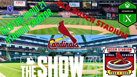 MLB The Show 21 Stadium Creator My Version Of Old Busch Stadium St