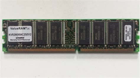 Kingston KVR266X64C25 512 512 MB PC2100 DDR 266 DDR RAM 266 MHz