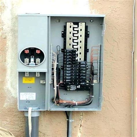 outdoor electrical panel installation - Wiring Diagram and Schematics