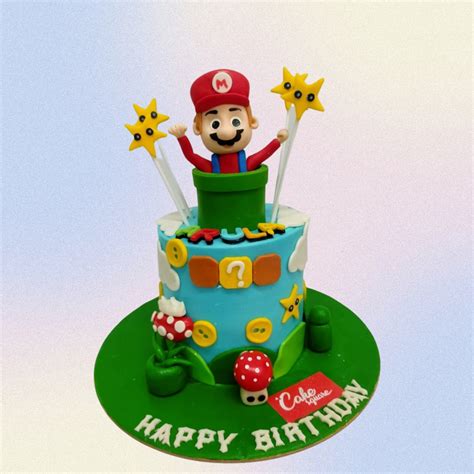 Super Mario Birthday Theme Cake - Cake Square Chennai | Cake Shop in ...