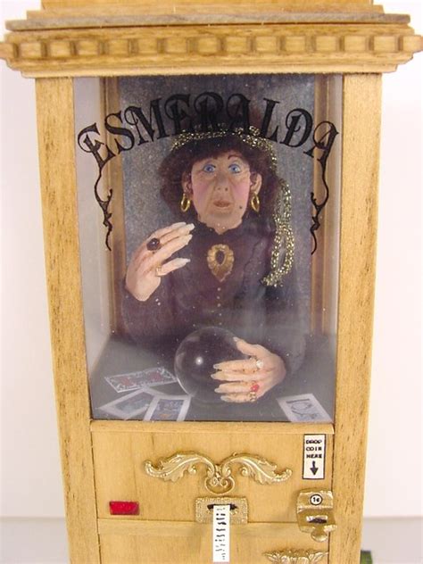 Esmeralda Fortune Teller Machine 112 Scale Dollhouse Mini Flickr