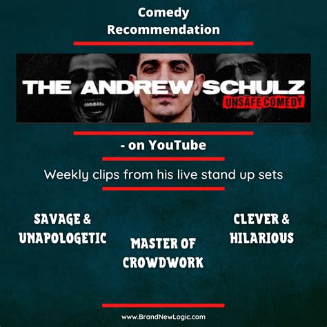 Not a special but clips from Andrew Schultz's live stand up are ...