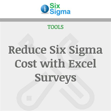 Six Sigma Excel Templates