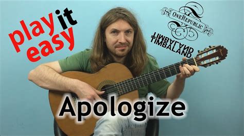 Apologize Onerepublic Feat Timbaland Fingerstyle Guitar Cover Youtube