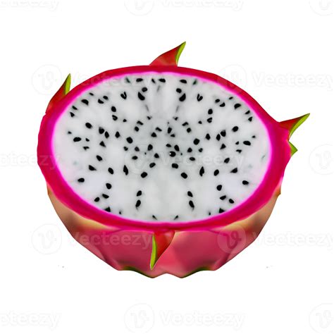 Dragon Fruit 3d Render 22278330 PNG