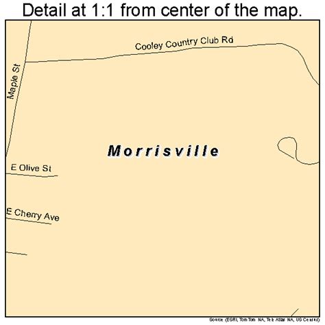 Morrisville Vermont Street Map 5046825