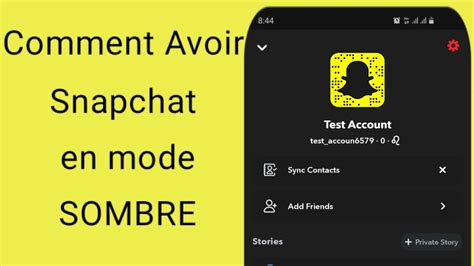 COMMENT AVOIR SNAPCHAT EN MODE SOMBRE SUR ANDROID SNAPCHAT 2021 YouTube