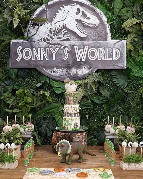 Kara S Party Ideas Jurassic Park Dinosaur Birthday Party Kara S Party Ideas