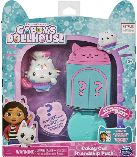 Gabbys Dollhouse Cakey Cat Friendship Pack Spin Master - ToyWiz