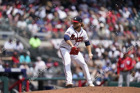 Atlanta Braves Relief Pitcher Aj Minter Editorial Stock Photo - Stock ...