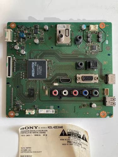 Placa Madre O Mainboard Para Televisor Sony Kdl 42ex440 Cuotas Sin