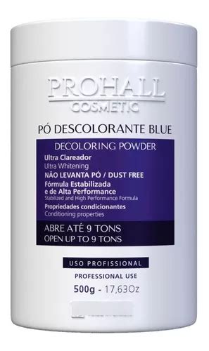 Decolorante En Polvo Blue Prohall 500 G Libre De Polvo Hasta 9 Tonos