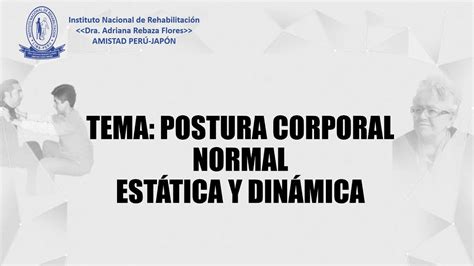 Tema Postura Corporal Normal Est Tica Y Din Mica Youtube