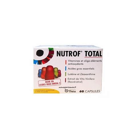 Nutrof Total Boite De Capsules Pharmacie Fran Aise En Ligne