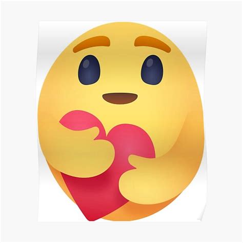 New Fb Care Emoji Hug Heart Caring Emoji Classic Stay Safe