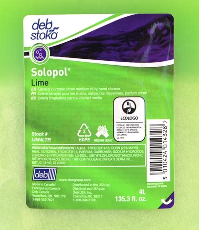 Lim Ltr Deb Solopol Lime Wash L Pack Amre Supply